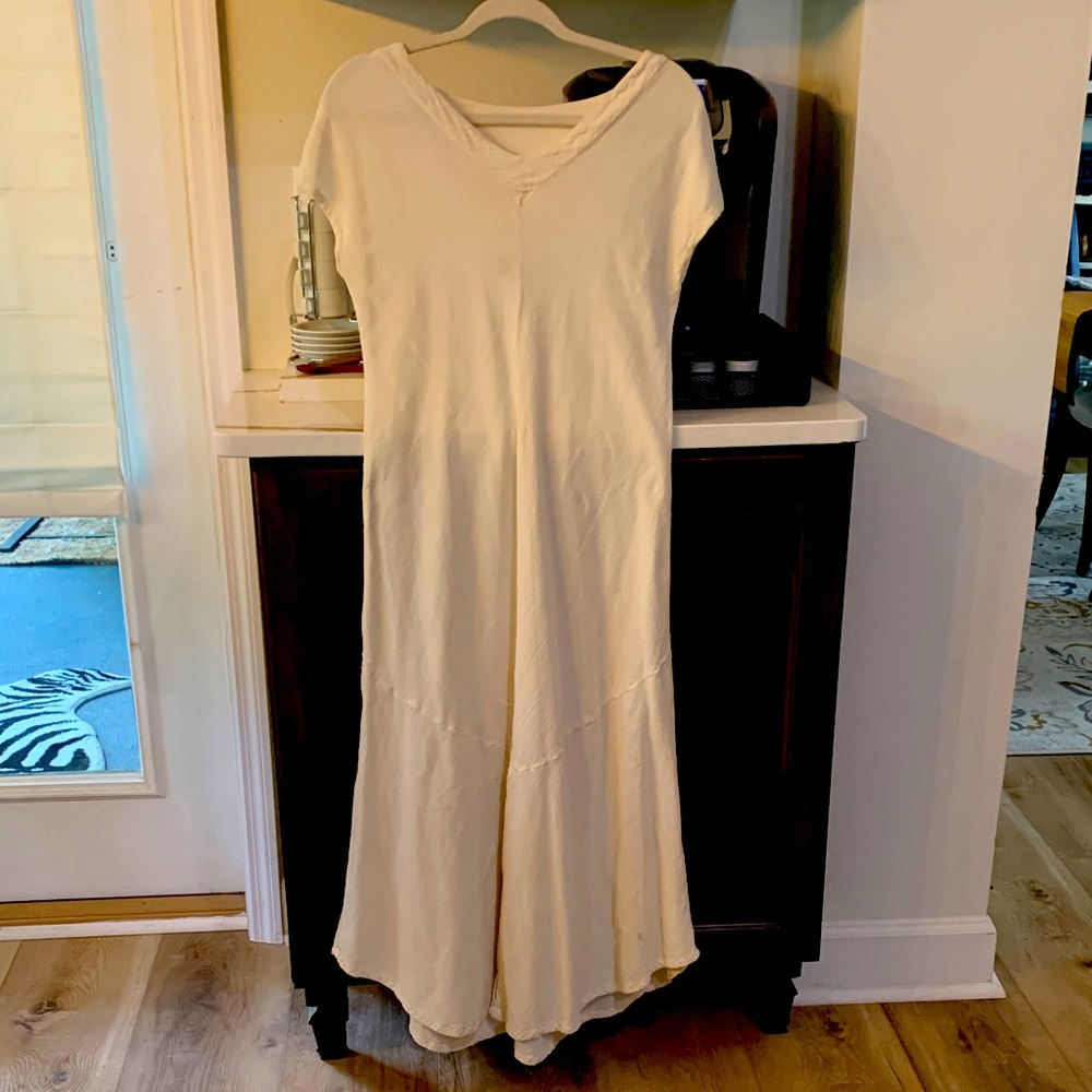 Oh My Gauze! Cream Maxi Dress